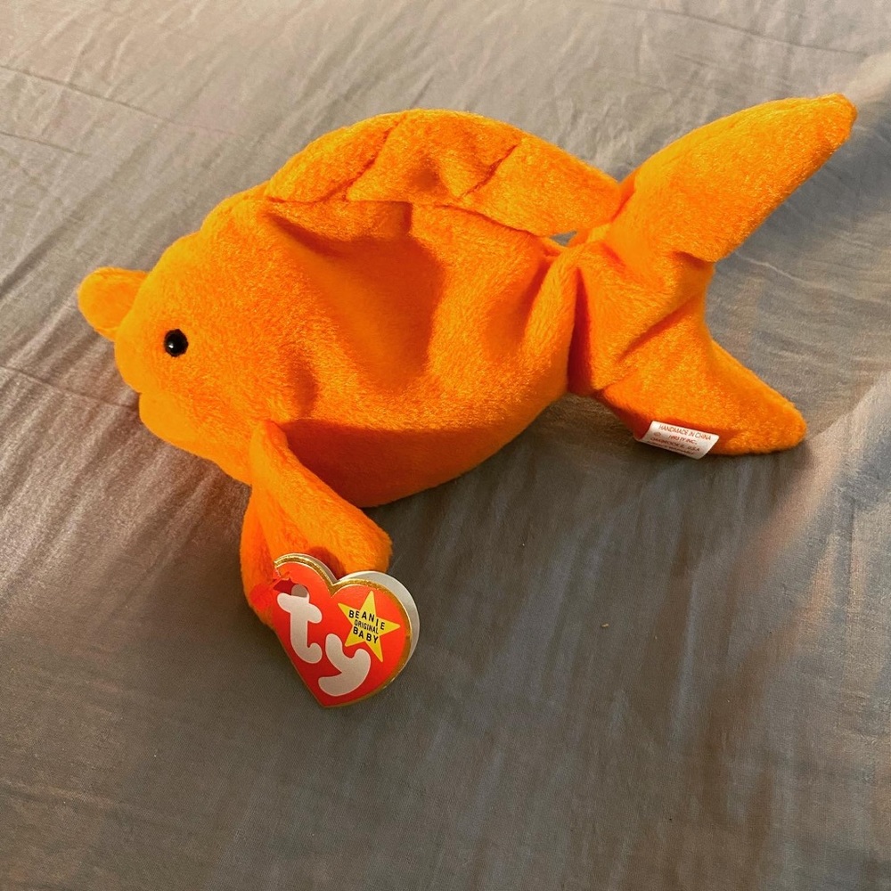 Vintage Goldie the goldfish Beanie Baby - Picture 3 of 4